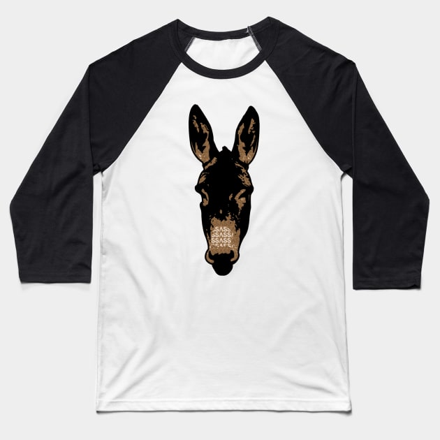 Donkey Art Baseball T-Shirt by jstayton26